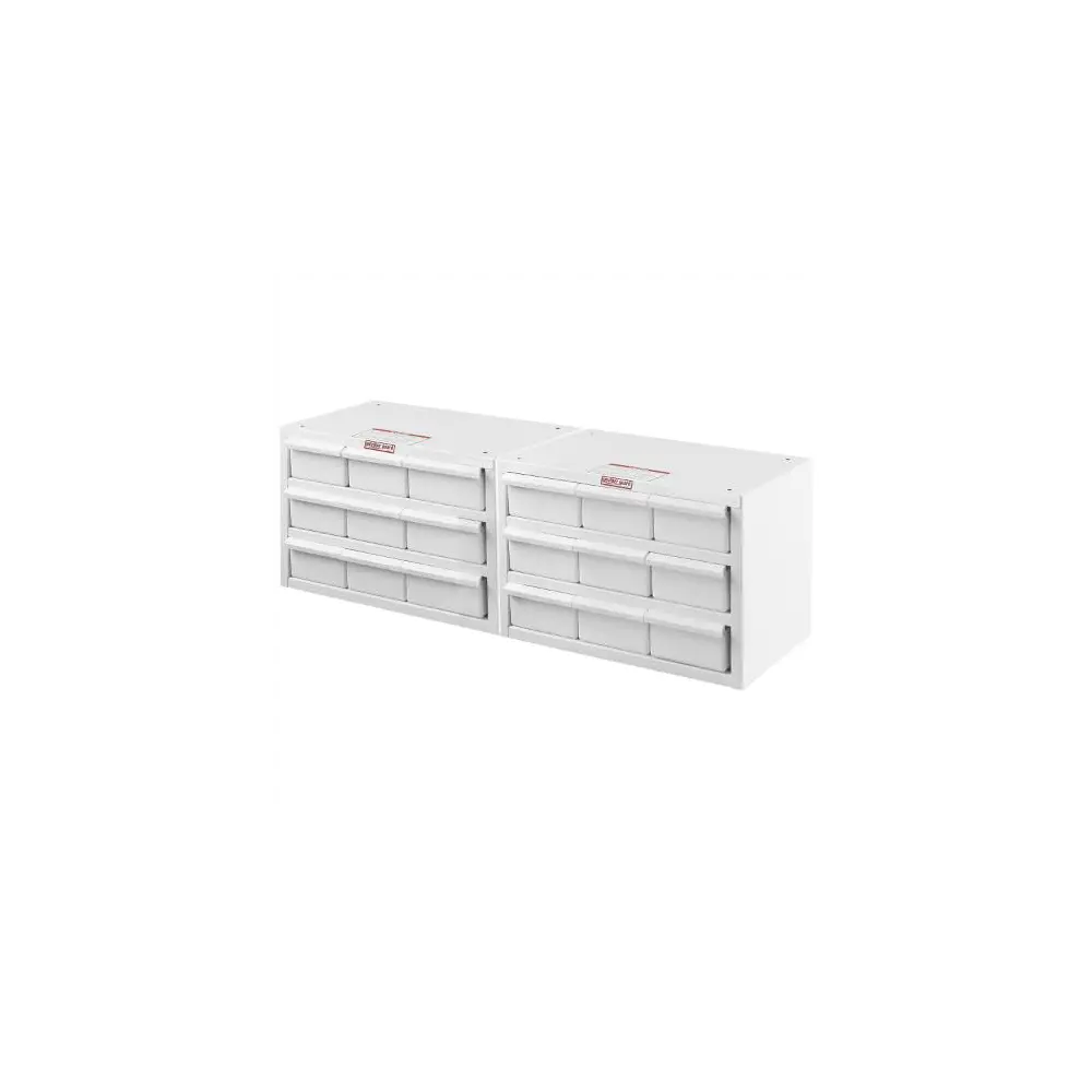 Weather Guard Van Storage - Shelf Mount 9 Drawer Cabinets - Set of 2 - WGU9918-3-03